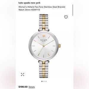 Kate Spade Silver and Gold Holland Watch
